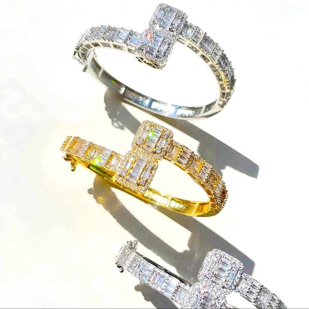 Bling out gold plated bracelet and ring 💍 set